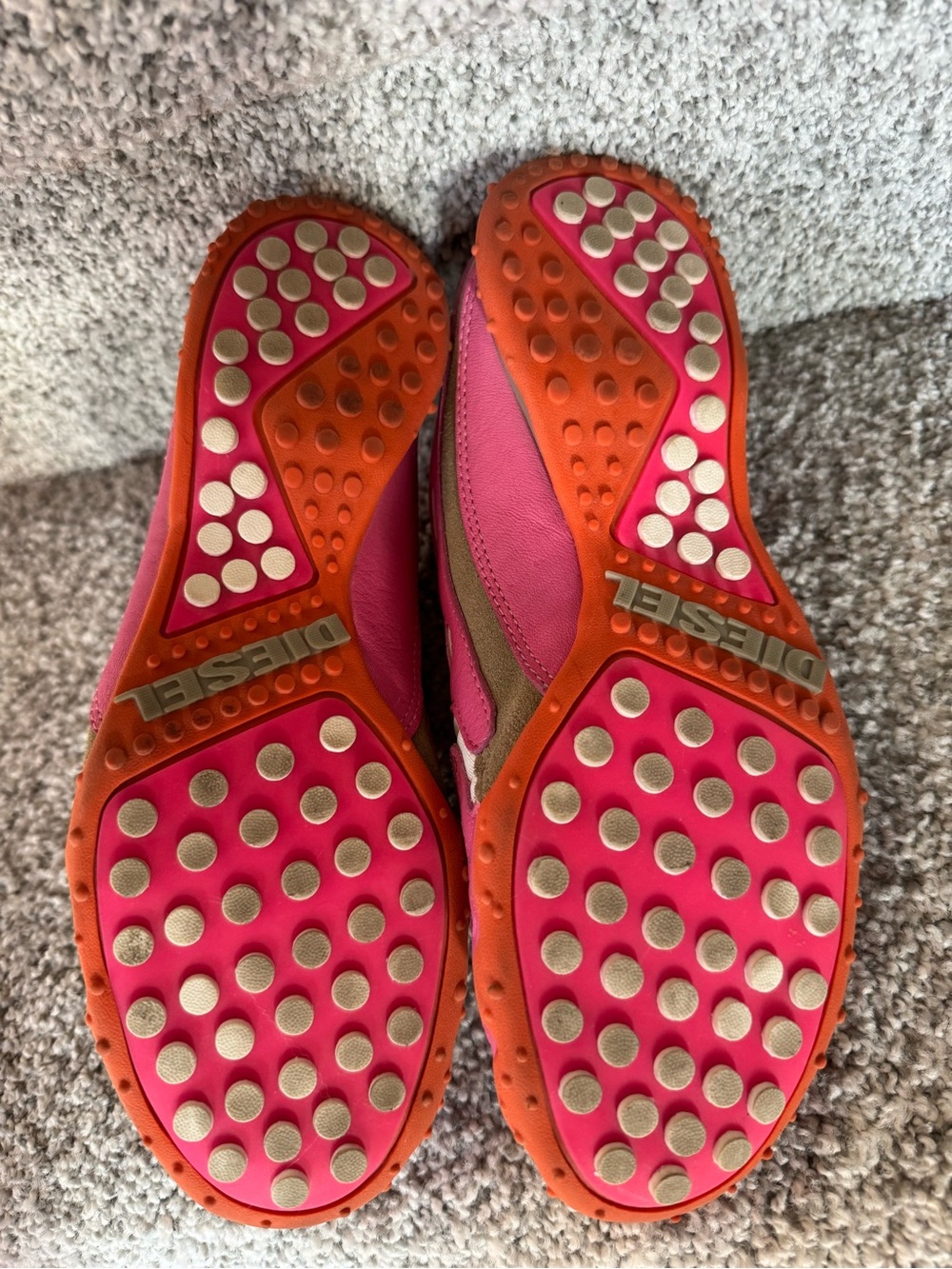 Diesel × Japanese Brand × Vintage Diesel Vintage mule pink/orange mule *rare 8 - Picture 4 of 5